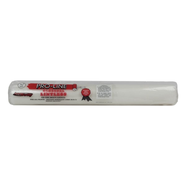 18 in Paint Roller Cover, 3/8" Nap, Woven Synthetic Fabric